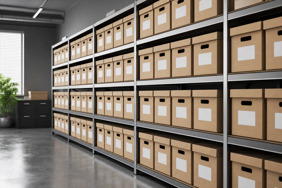 Organized document archive